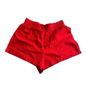 NWT a new day Women's Elastic-Waist Linen Shorts in Size M